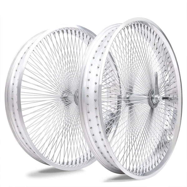 Tracer WH-TR9526140C        26"x3”/4” x13Gx140H Aluminum Polish Rim wheel Set.