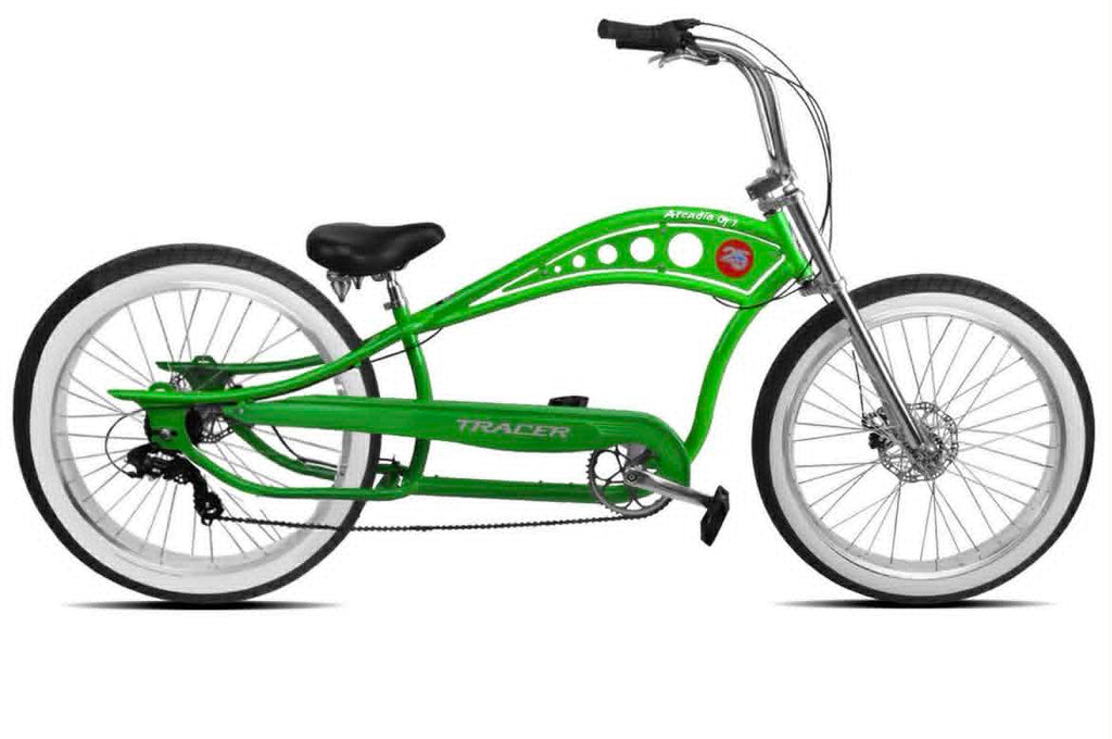 Tracer Arcadia GT7 26" Chopper Cruiser Stretch Bike 7 Speed