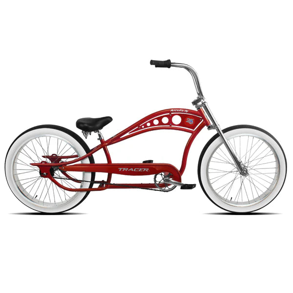 Tracer Arcadia GT7 26" Chopper Cruiser Stretch Bike 7 Speed