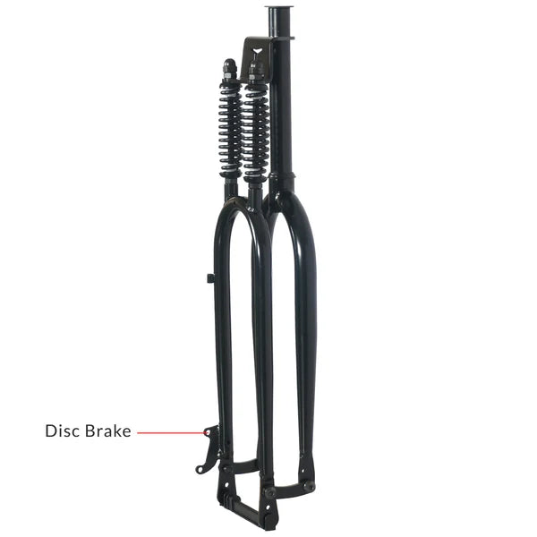 Tracer FK-DS26218135D8, 26" Dual Springer Classic Fork for Disc Brake 1-1/8"