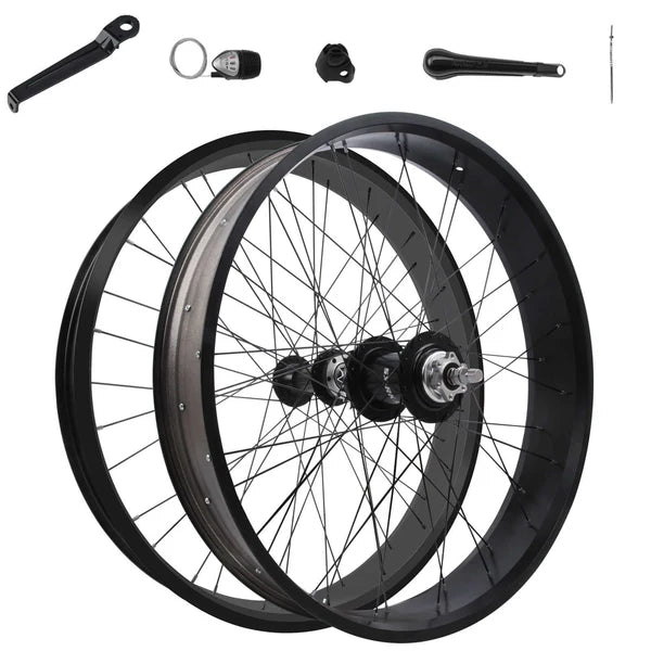 Tracer Wheel Set 26" Alloy Fat Rims Sturmey Archer SX-RK3 Inter 3-speed