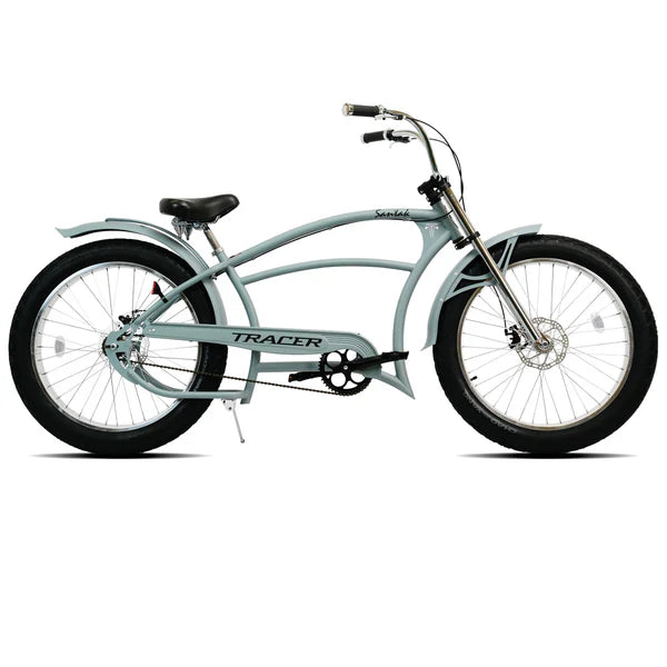gt chopper bicycle Tracer Santak GT 26" Chopper Stretch Cruiser Fat Tyre Bike Single Spee – WEST COAST CRUISERS
