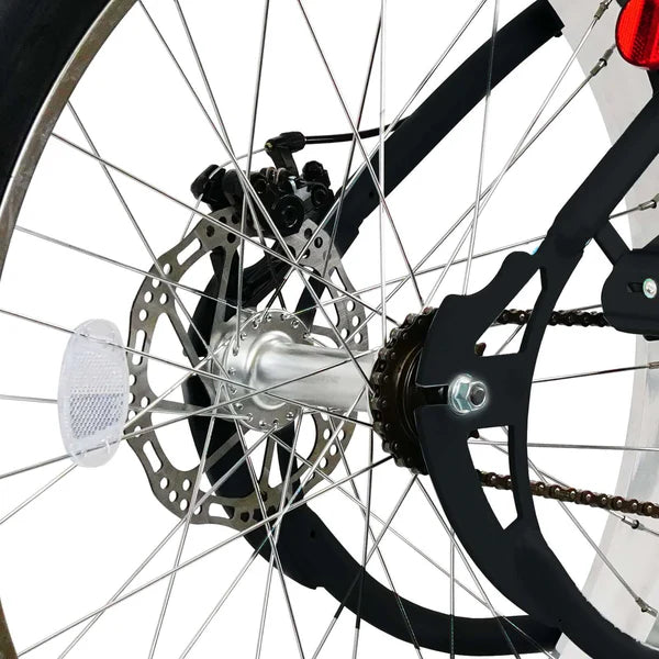 Tracer Santak GT 26" Chopper Stretch Cruiser Fat Tyre Bike Single Speed