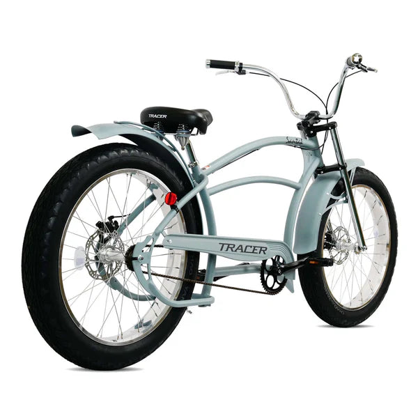 Tracer Santak GT 26" Chopper Stretch Cruiser Fat Tyre Bike Single Speed
