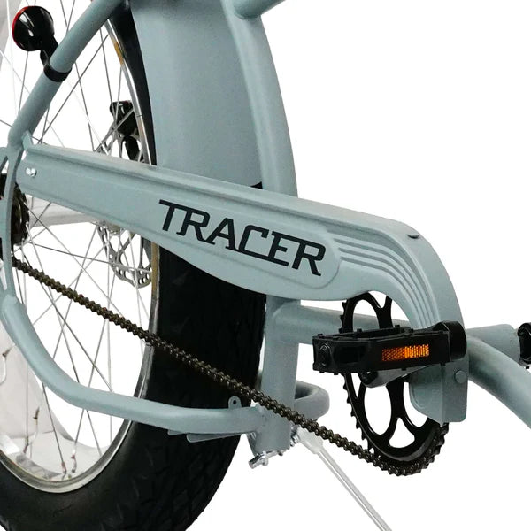 Tracer Santak GT 26" Chopper Stretch Cruiser Fat Tyre Bike Single Speed